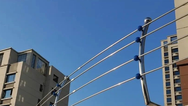 你見過弧形的不銹鋼電子圍欄嗎？