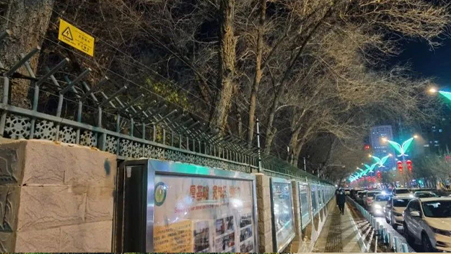 重點學校烏魯木齊68中周界安防，還得看廣拓！