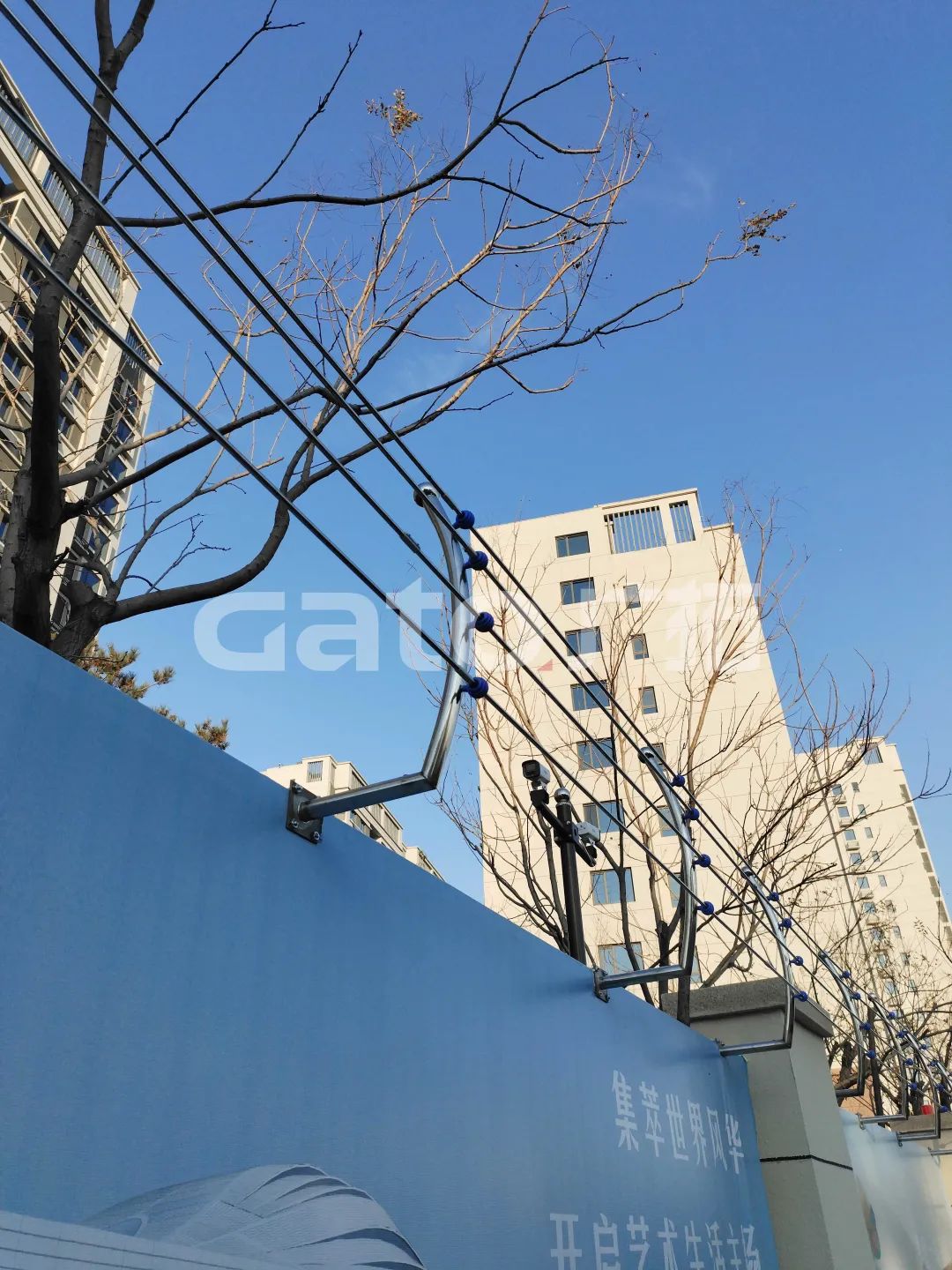 你見過弧形的不銹鋼電子圍欄嗎？(圖9)